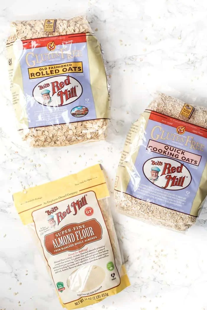 bob's red mill gluten-free oats and almond flour