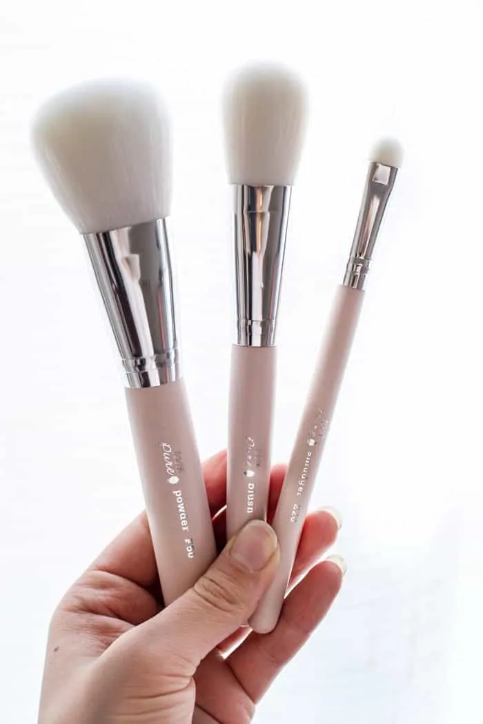 cruelty-free makeup brushes from 100% PURE