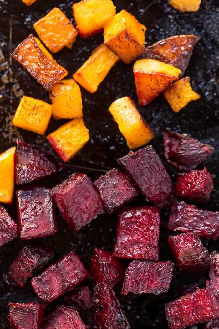 how to roast butternut squash and beets