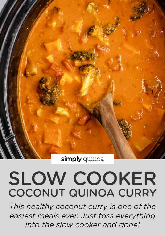 Slow Cooker Coconut Quinoa Curry