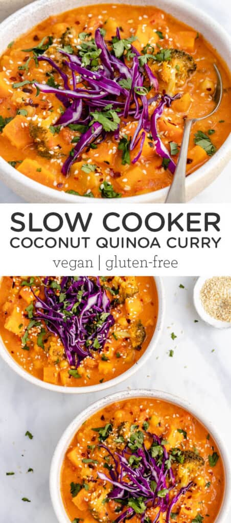 Slow Cooker Coconut Quinoa Curry