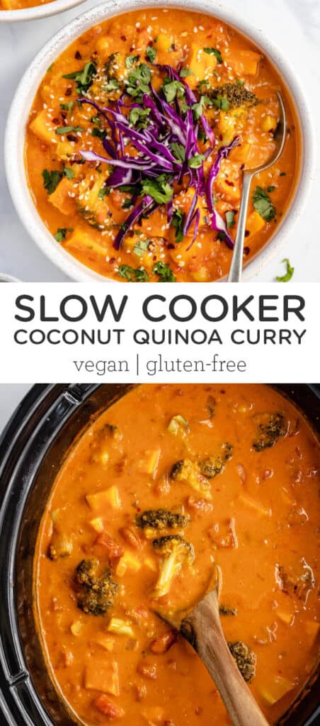 Slow Cooker Coconut Quinoa Curry