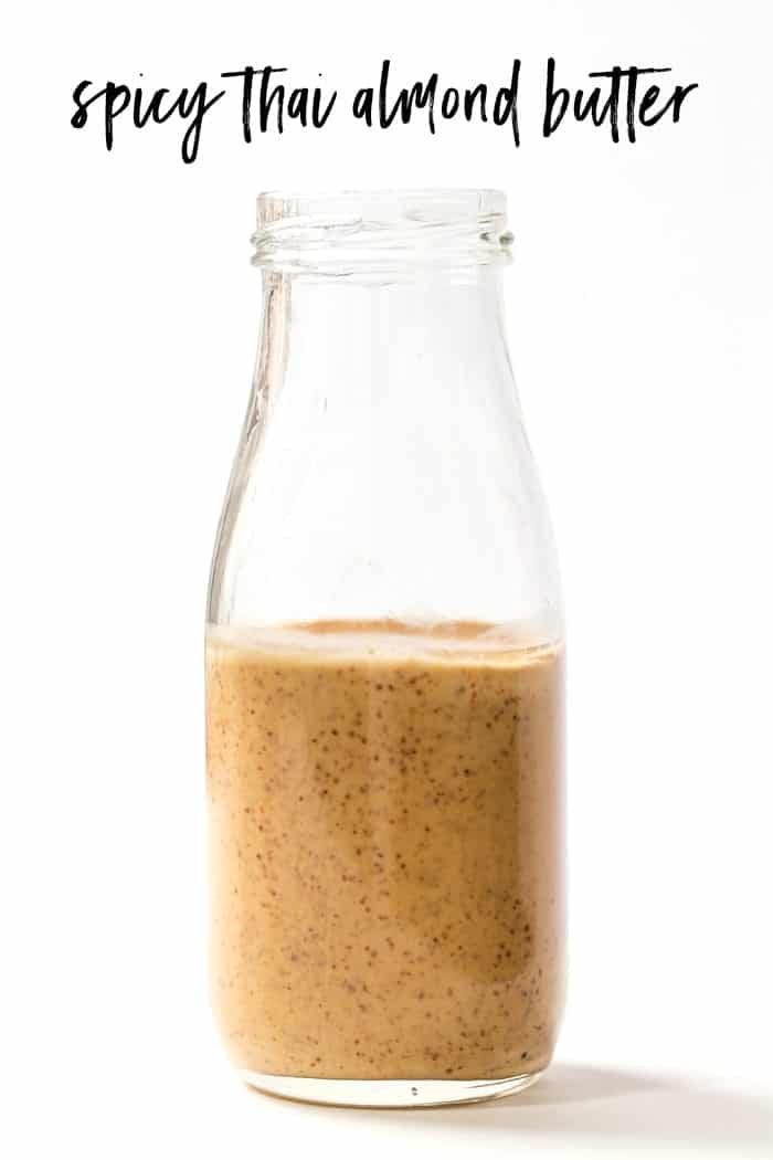 how to make an almond butter dressing with just 6 ingredients