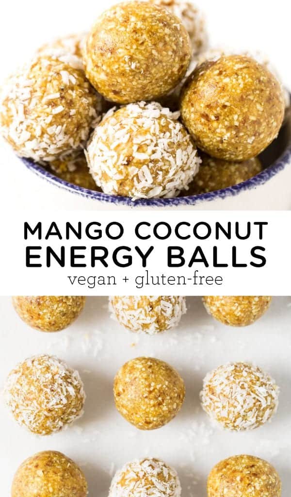 Mango Coconut Energy Balls!