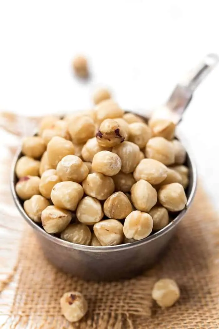 blanched hazelnuts for vegan nutella recipe