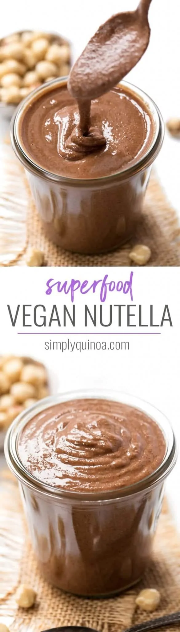 how to make healthy vegan nutella using superfoods