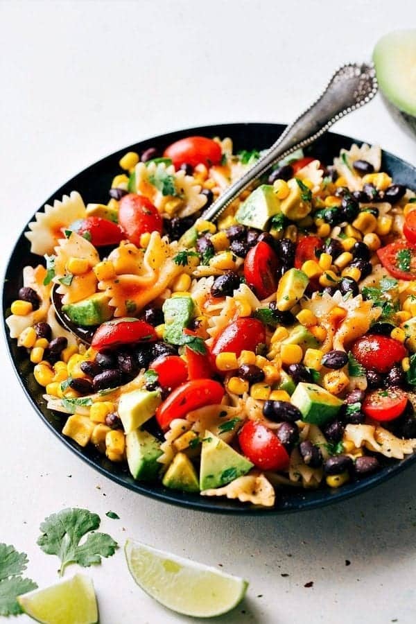 healthy vegan pasta salad