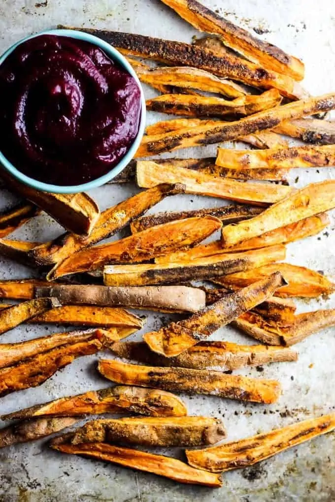 how to make crispy sweet potato fries