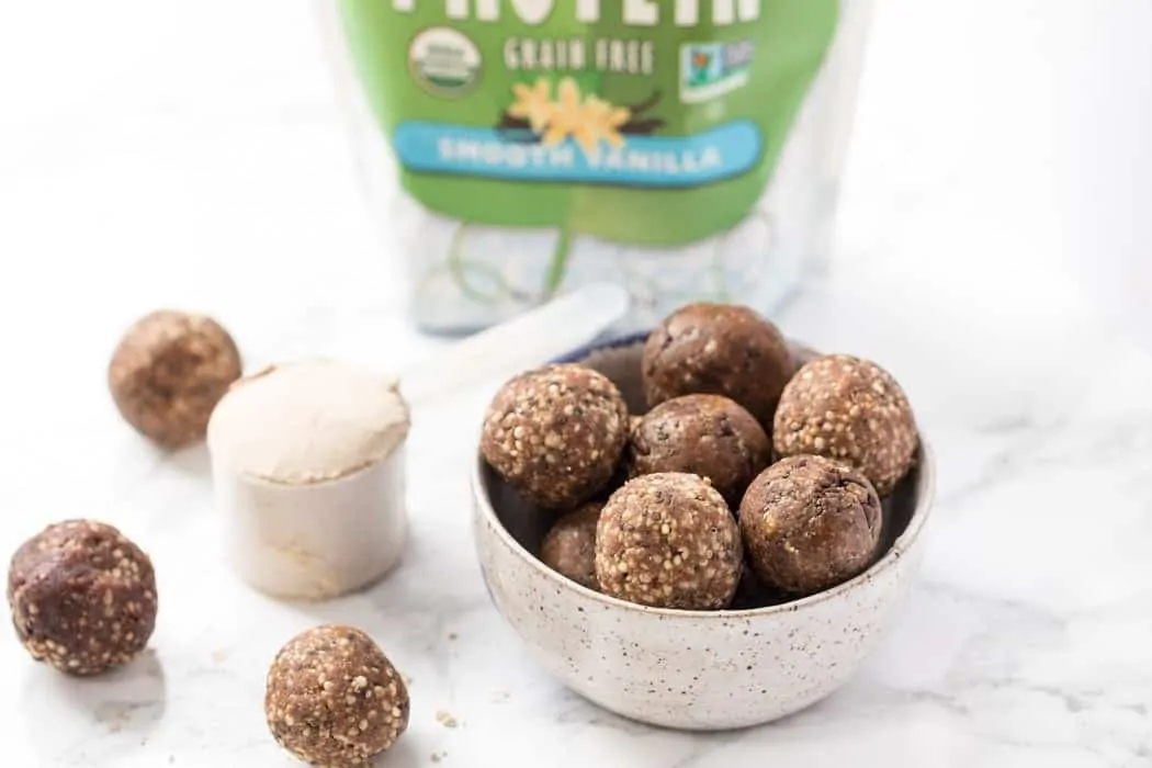 healthy energy balls for a healthy snack idea