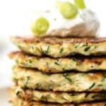 how to make healthy zucchini fritters