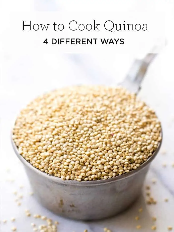 how to cook quinoa 4 different ways
