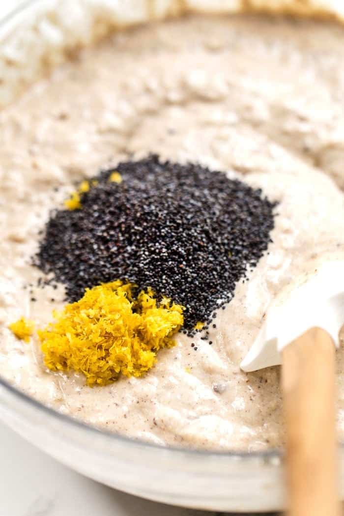 how to make healthy lemon poppy seed pancakes