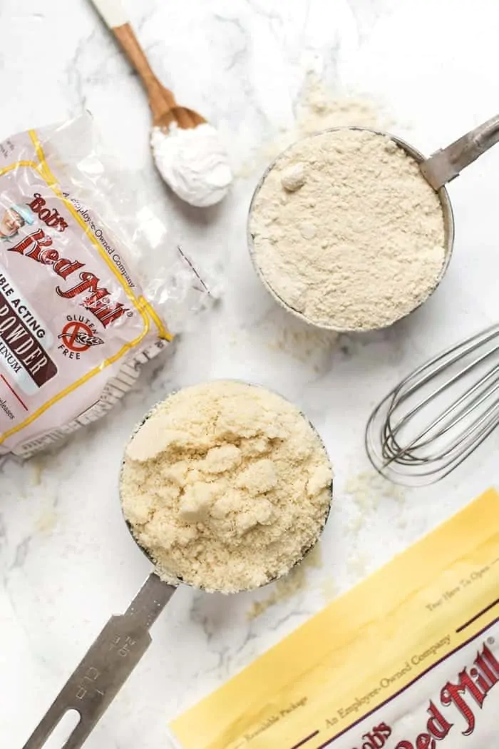 how to make savory almond flour waffles with healthy ingredients