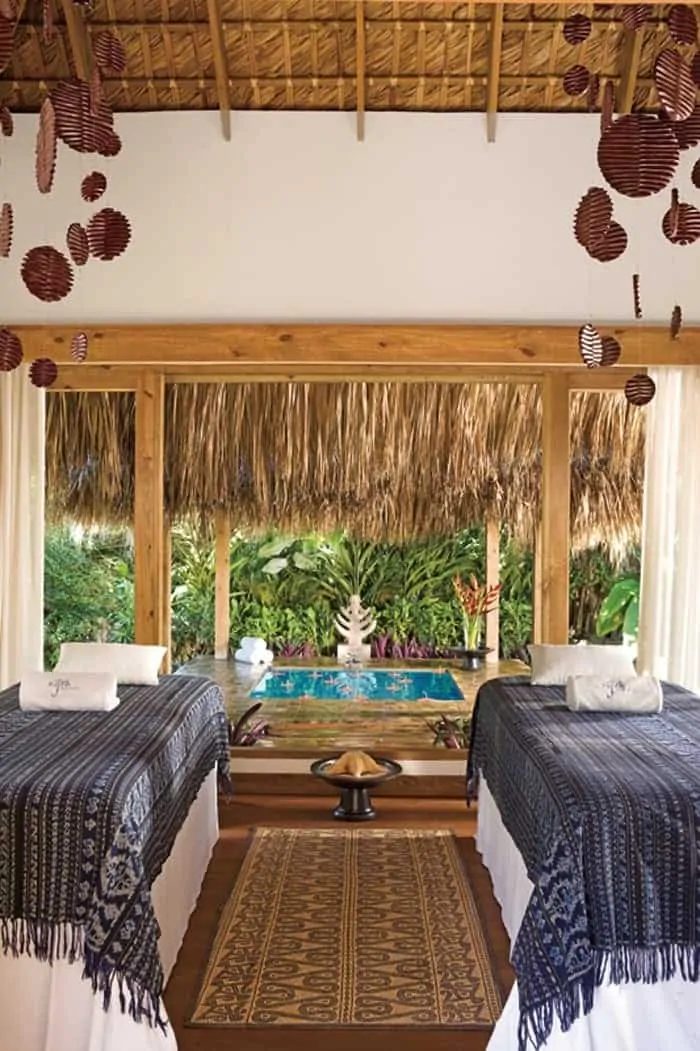 the spa at Zoetry Agua Punta Cana Dominican Republic