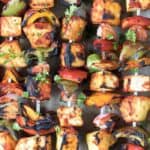 Barbecue Grilled Pineapple & Tofu Kebabs
