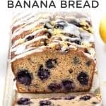Healthy Blueberry Banana Bread