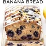 Healthy Blueberry Banana Bread