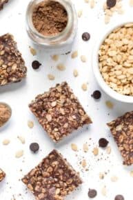 how to make healthy vegan rice crispy treats using dates