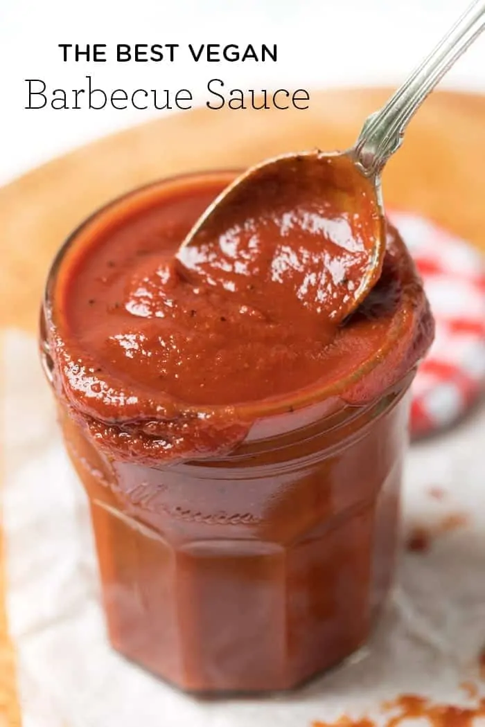 healthy vegan barbecue sauce ready in just 15 minutes