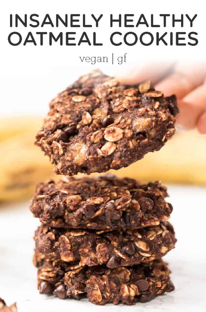 Insanely Healthy Oatmeal Cookies