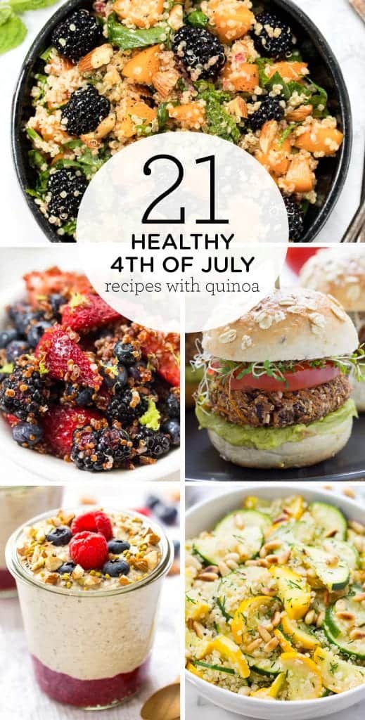 The BEST healthy 4th of July recipes with quinoa
