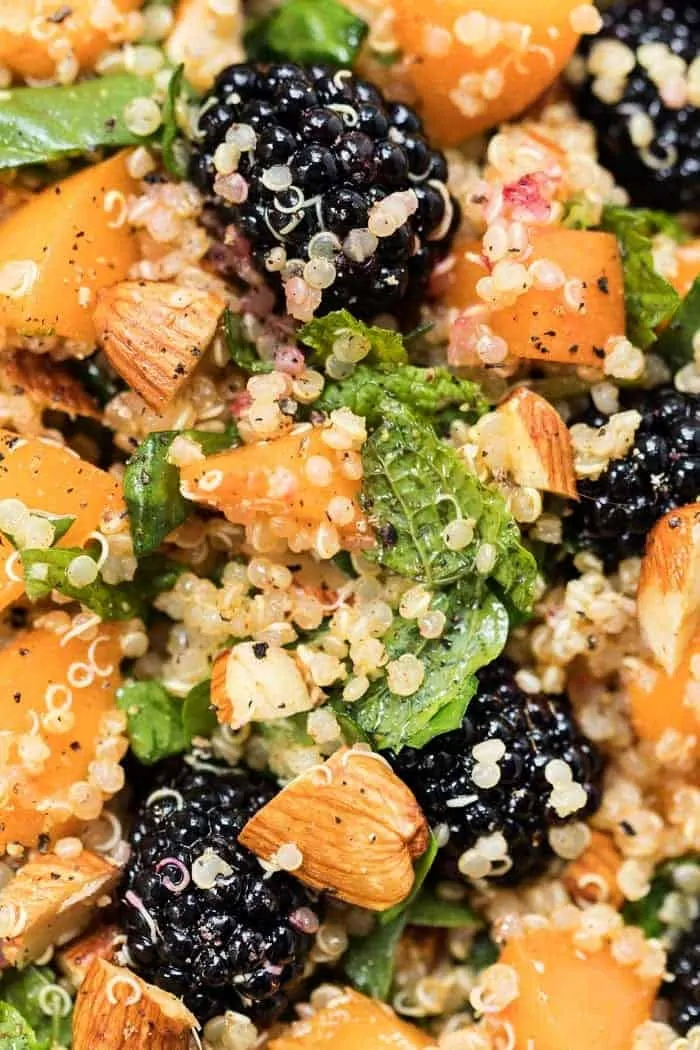 Summer Quinoa Salad with Apricots