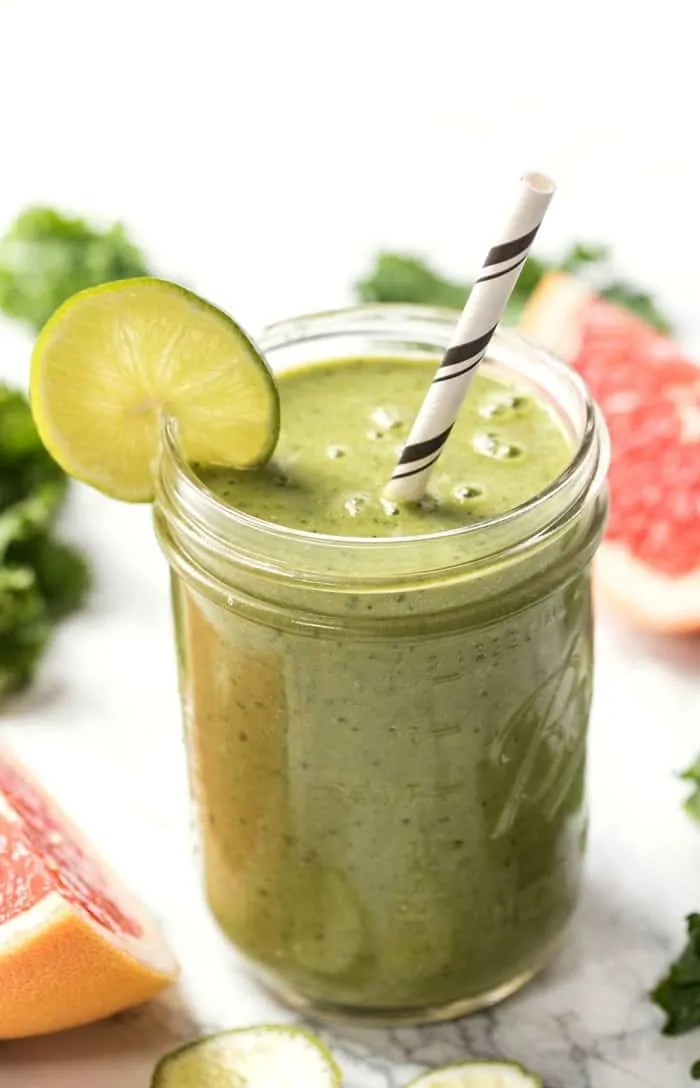 Grapefruit Margarita Green Smoothie Recipe