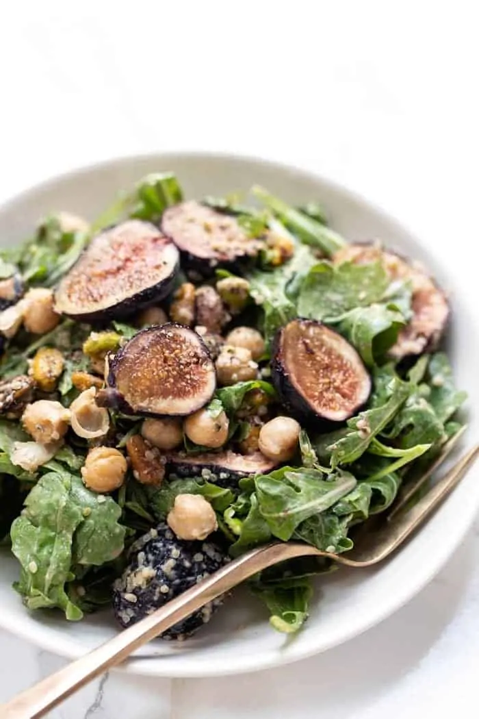 Arugula Salad with Figs and Balsamic Dressing