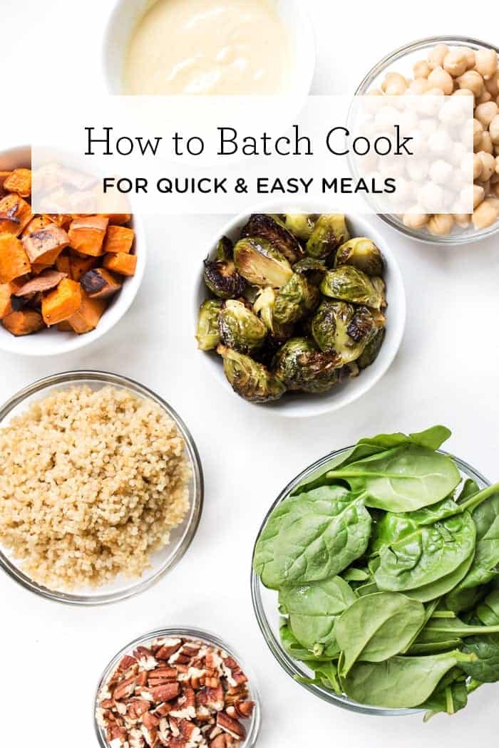 How to Batch Cook for Meal Prep