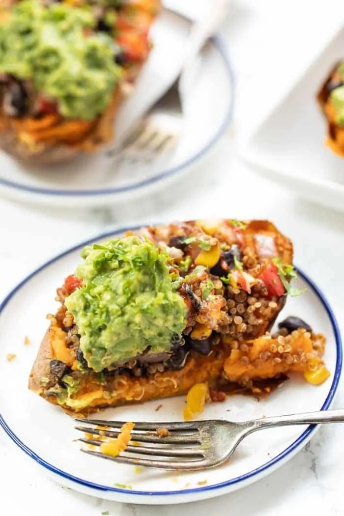 Stuffed Sweet Potatoes with Mexican Quinoa