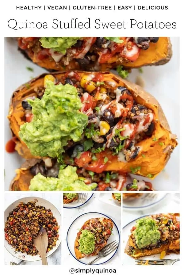 Vegan Stuffed Sweet Potatoes