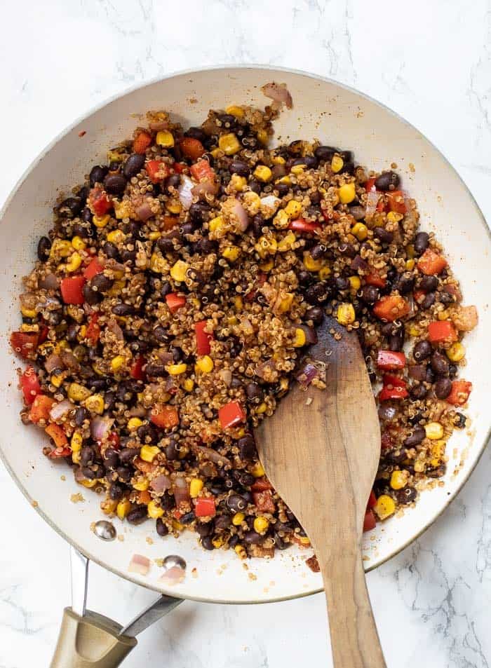 Healthy Mexican Quinoa with Black Beans