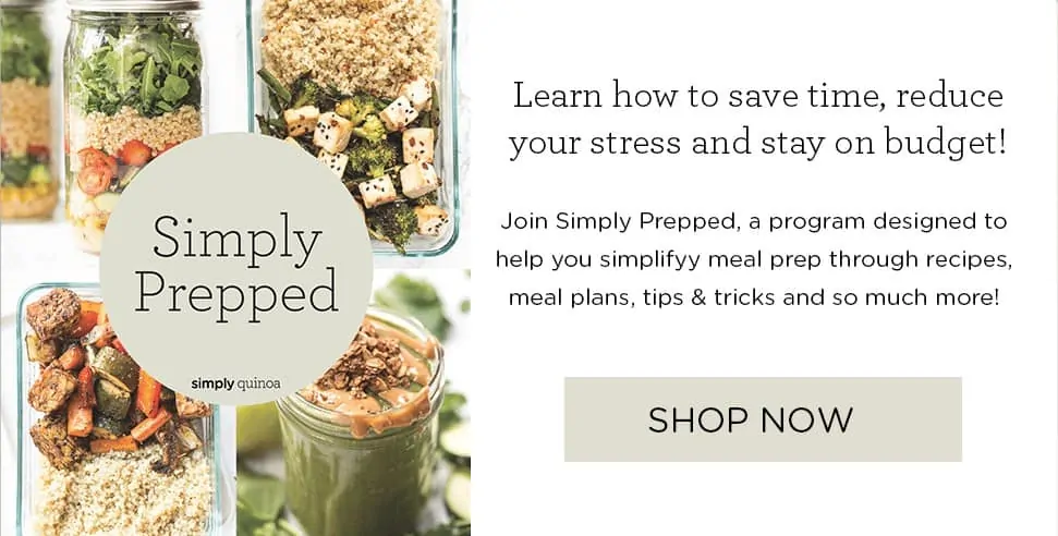 Meal Prep Program Simply Quinoa