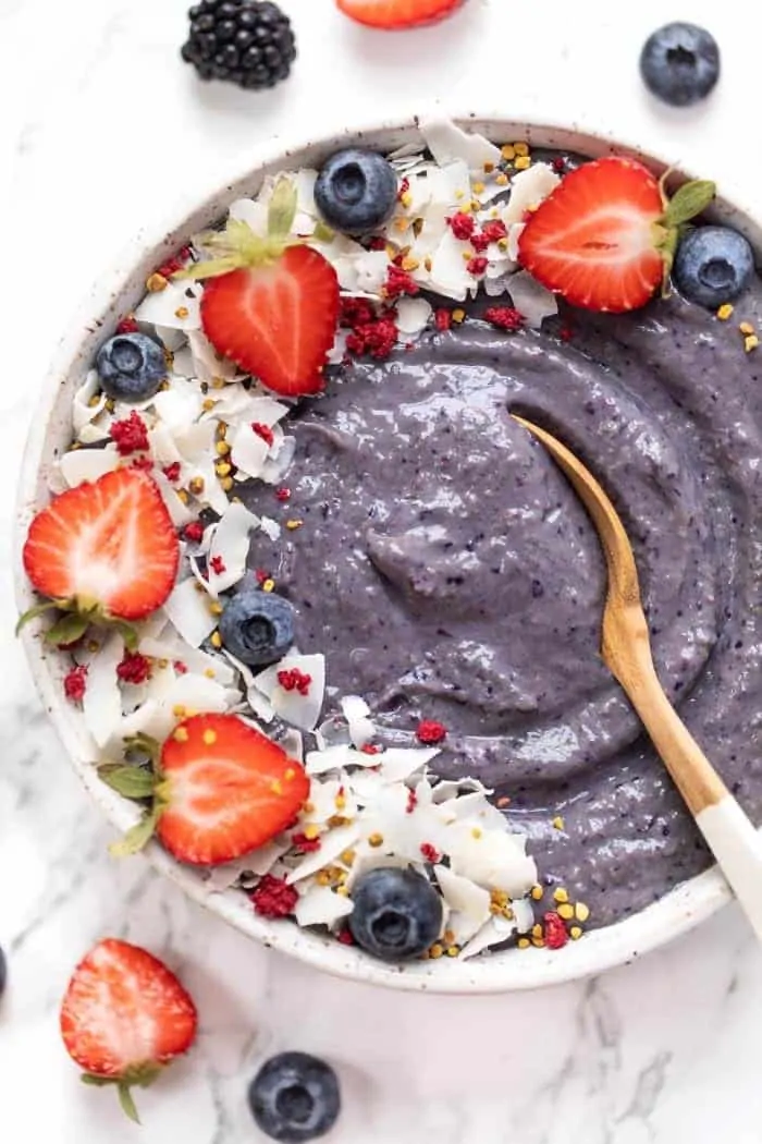 Triple Berry Smoothie Bowl Recipe