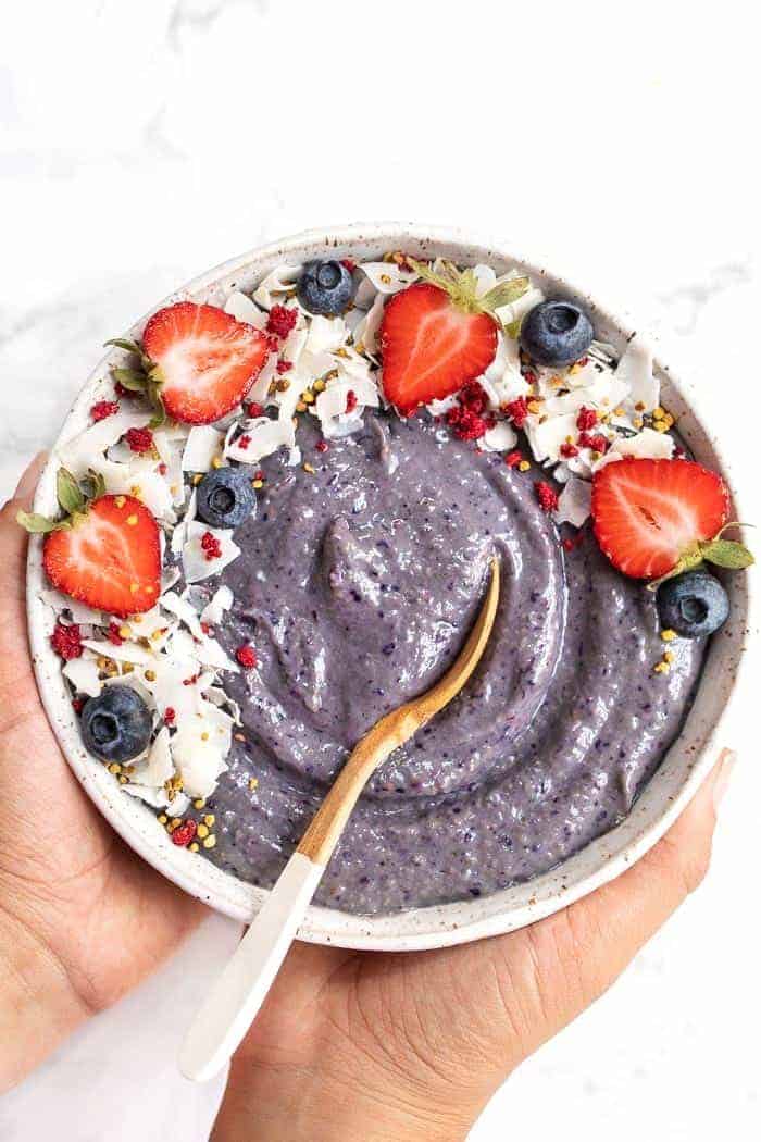 Smoothie Bowl Without Banana - Wholly Tasteful