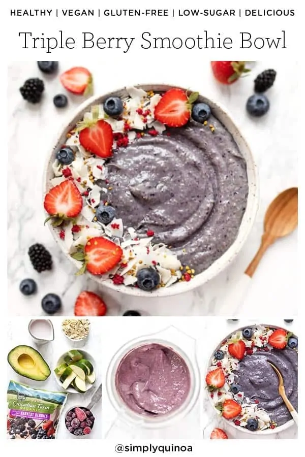 How to make a Triple Berry Smoothie Bowl
