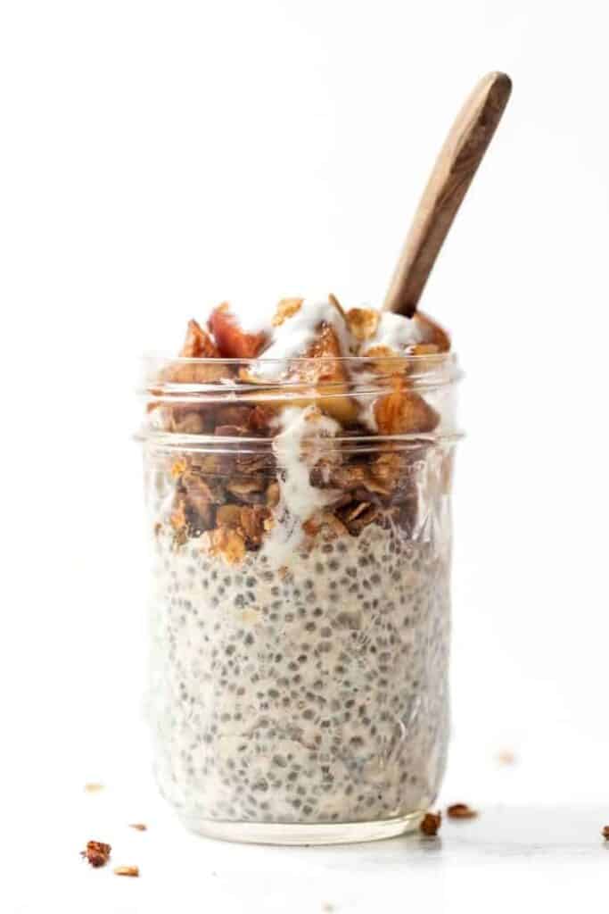 Apple Pie Breakfast Parfaits with Granola