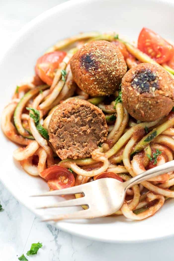 Healthy Meatballs with White Beans