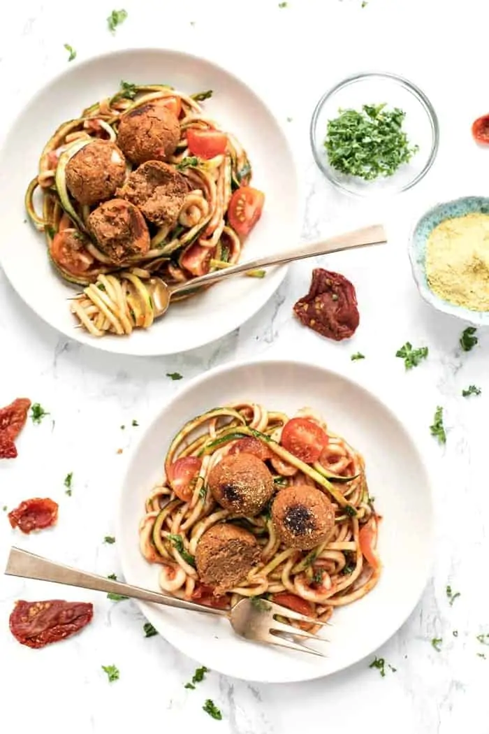 White Bean Meatballs with Quinoa