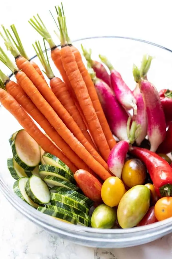 Bowl of Summer Vegetables