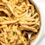 Vegan Pumpkin Alfredo Pasta