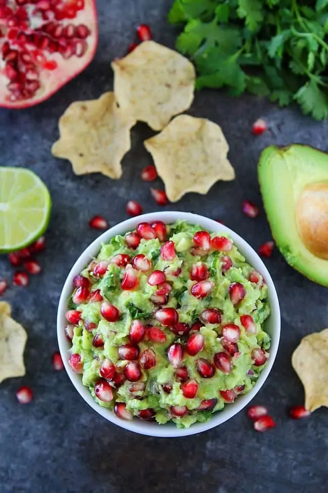 Pomegranate Guacamole