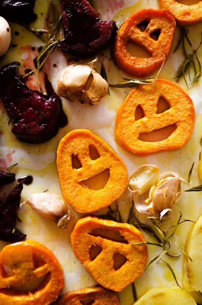 Halloween Roasted Vegetables