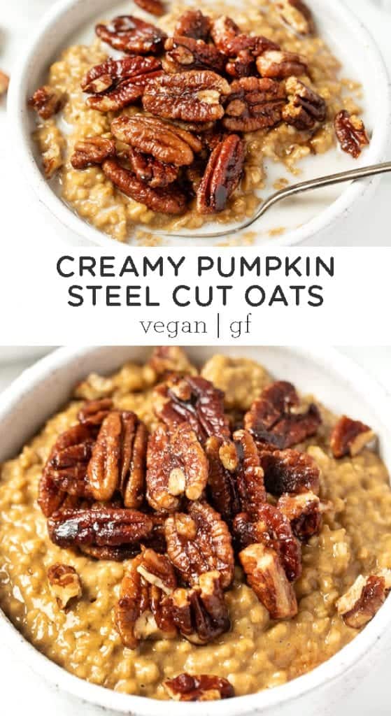 pumpkin steel cut oats