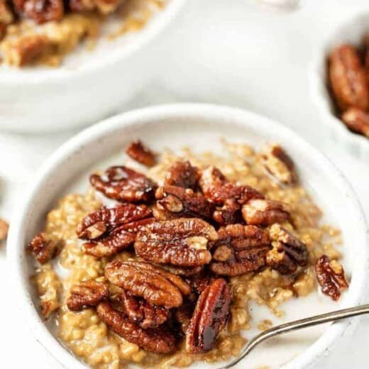 Vegan Steel Cut Oats with Pumpkin