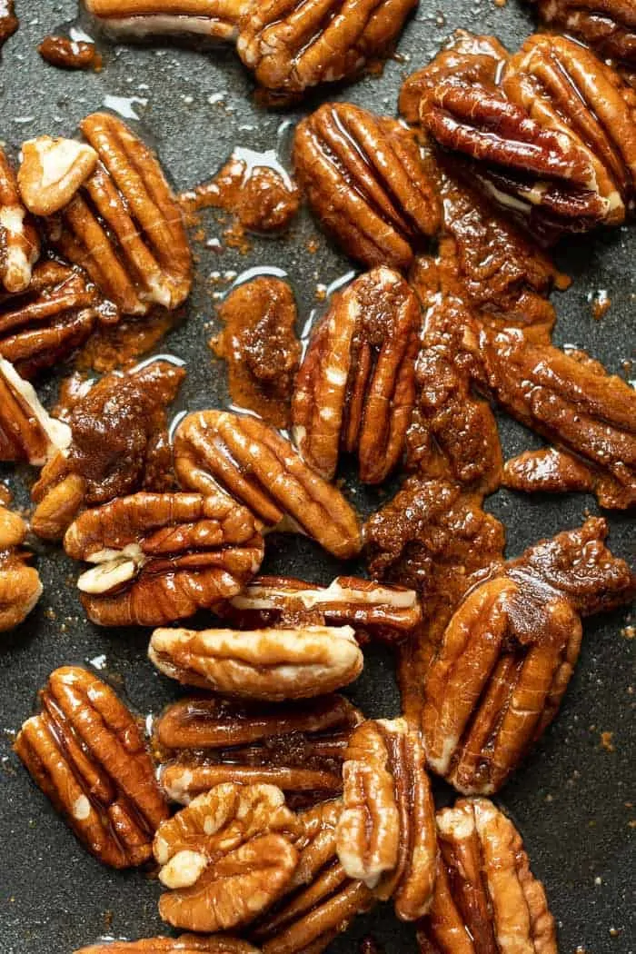 How to make Caramelized Pecans