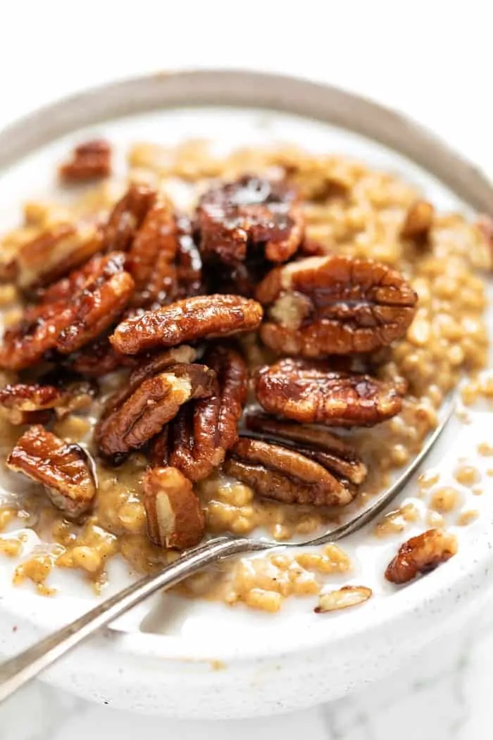 Pumpkin Pie Steel Cut Oatmeal