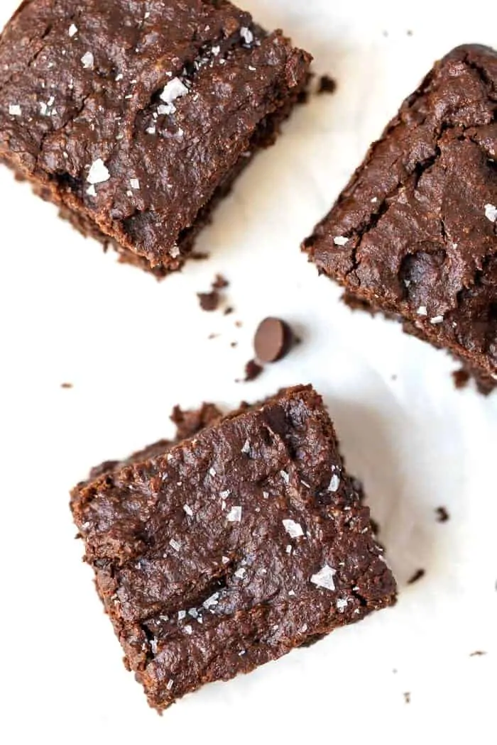 Quinoa Flour Tahini Brownies