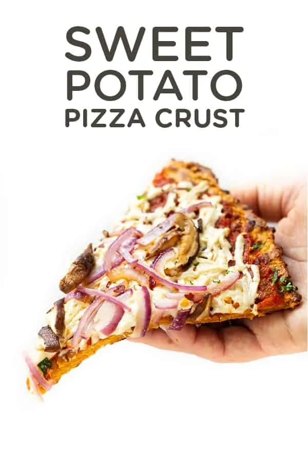 Healthy Pizza Crust made from Sweet Potatoes