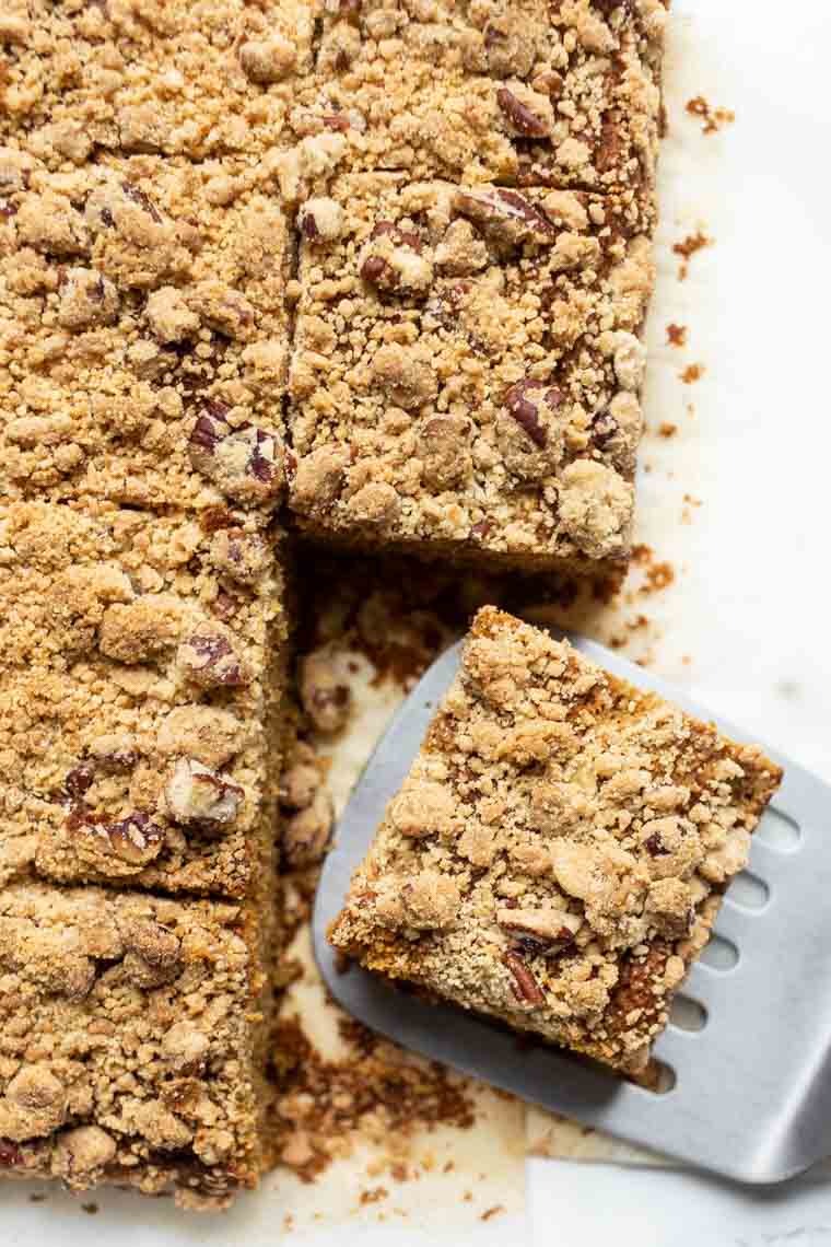 Healthy Pumpkin Coffee Cake Recipe